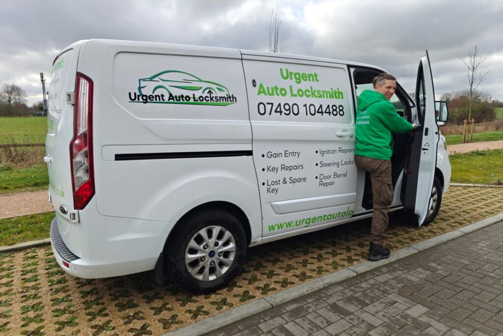 Jon photo entering the Urgent Auto Locksmith brand