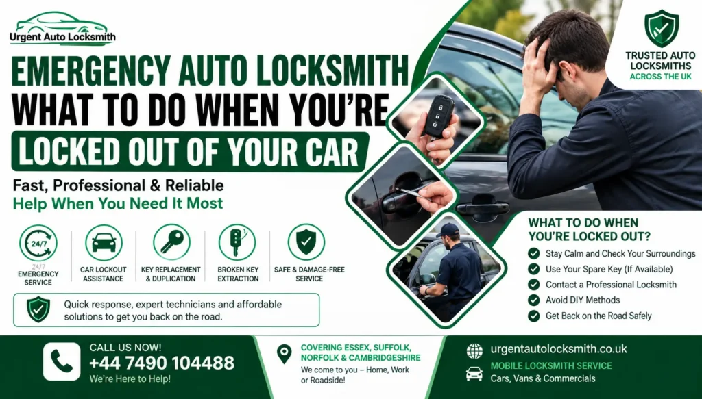 Emergency Auto Locksmith What to Do When You’re Locked Out of Your Car