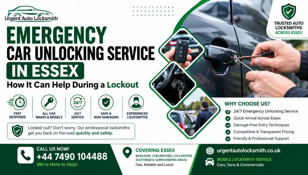 Emergency Car Unlocking Service in Essex How It Can Help During a Lockout