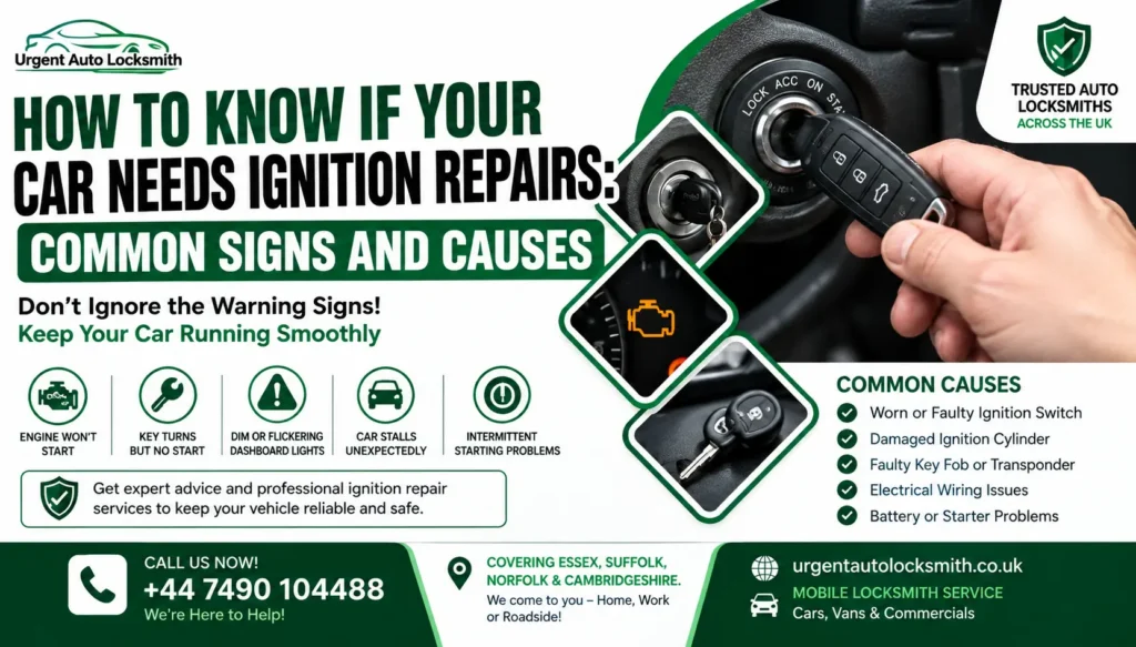 How to Know If Your Car Needs Ignition Repairs Common Signs and Cause